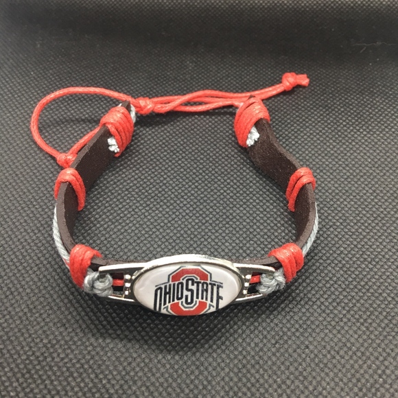 Ohio State Buckeyes Tribal Bracelet - Picture 1 of 2